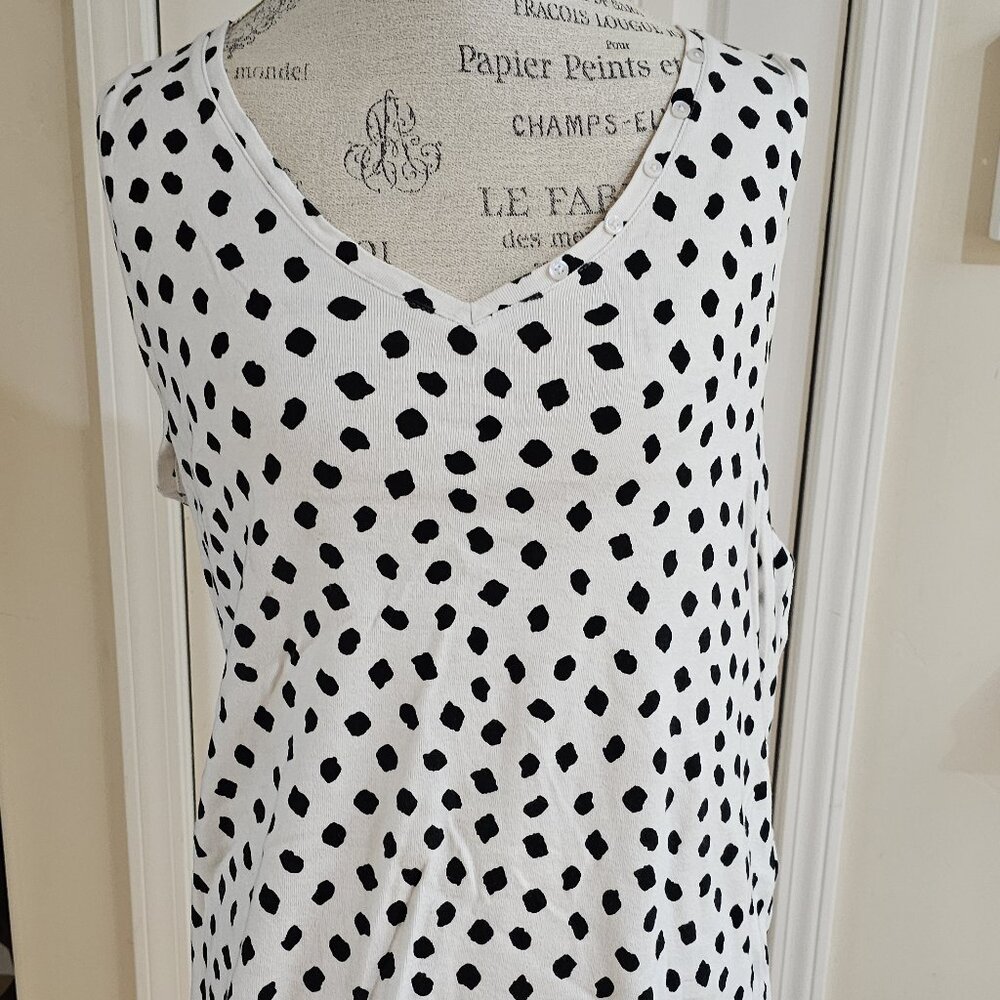 Chico's Polka Dot Tank Top
